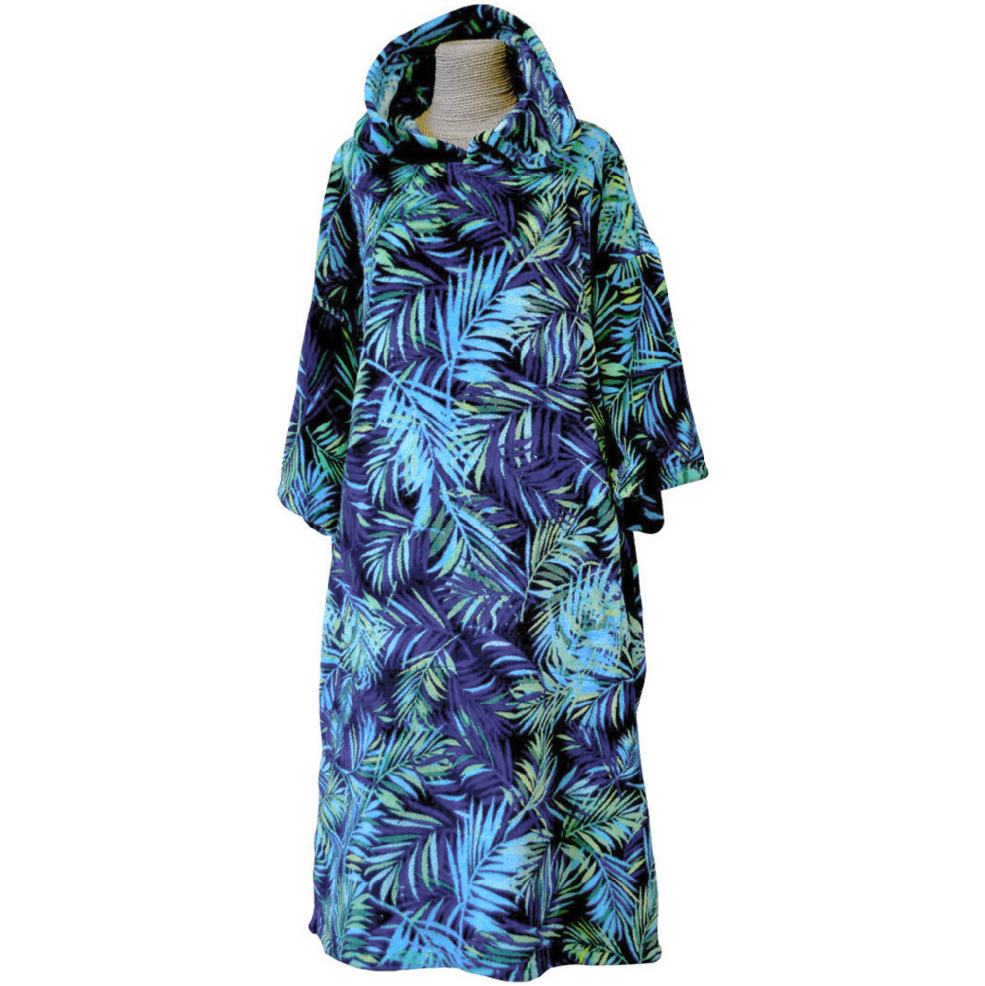 TLS SURF HOODED CHANGING ROBE / PONCHO PALM TREES Accessories